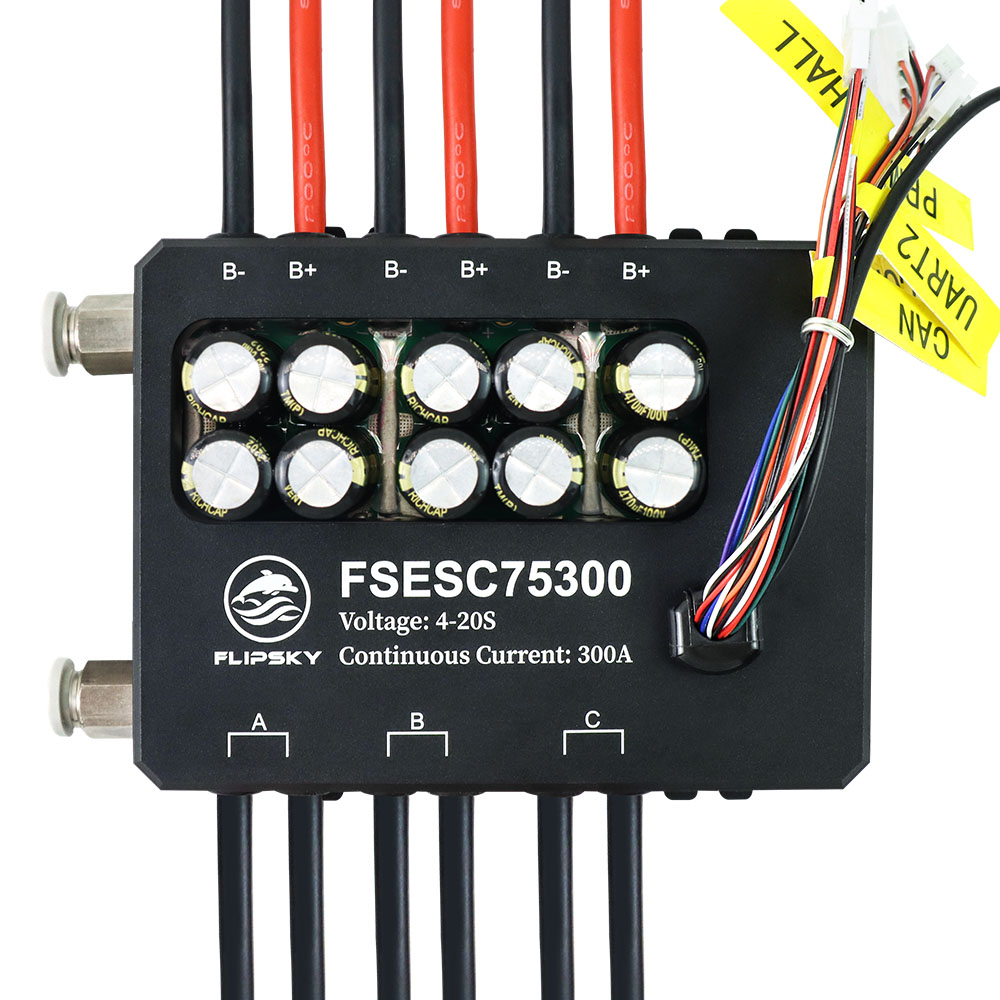 Vesc 75300 High Current Esc - Flipsky FSESC 75300 84V Hiện Tại