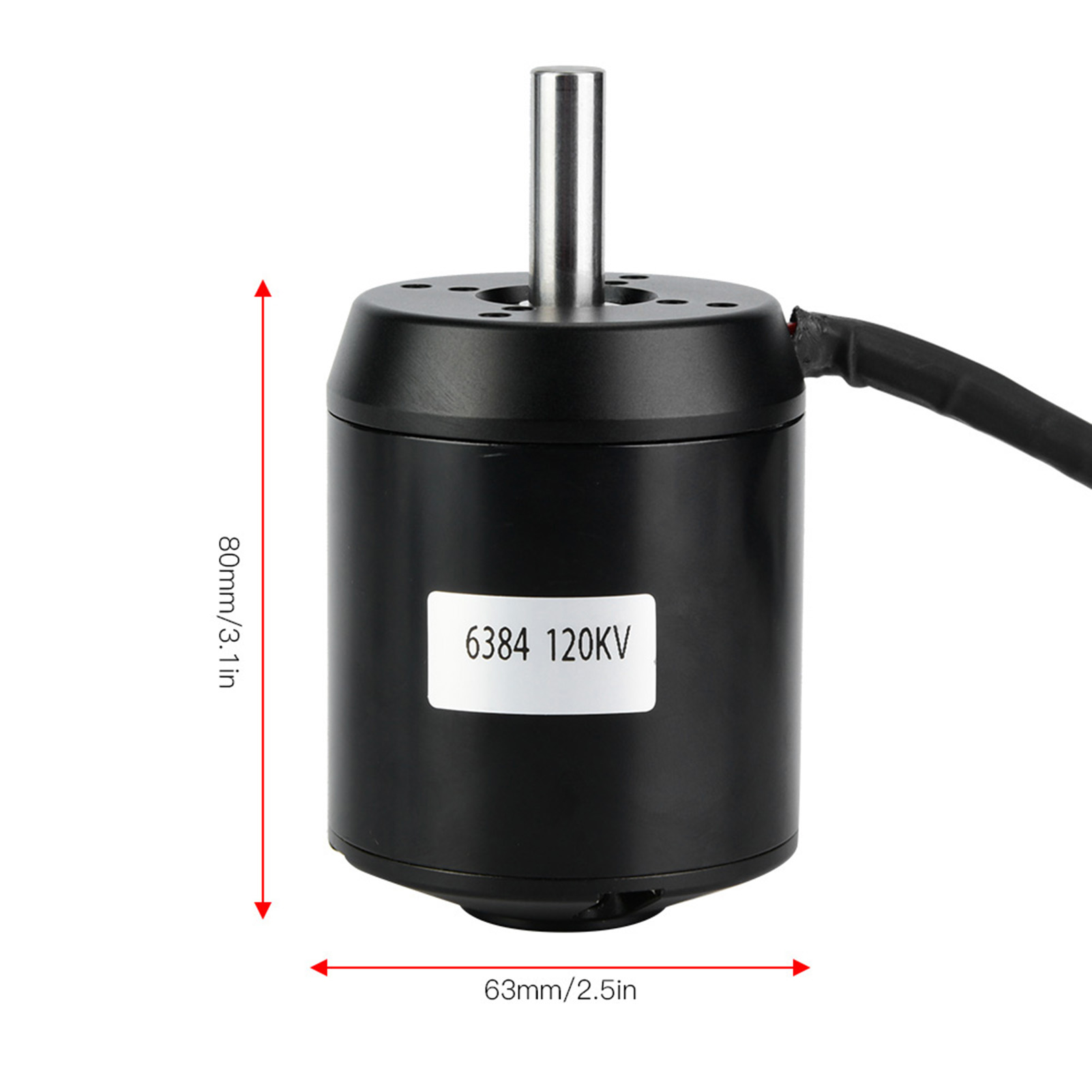 6384 120KV BLDC Outrunner Brus - đánh giá và giá 6384 Brushless Motor Sensored