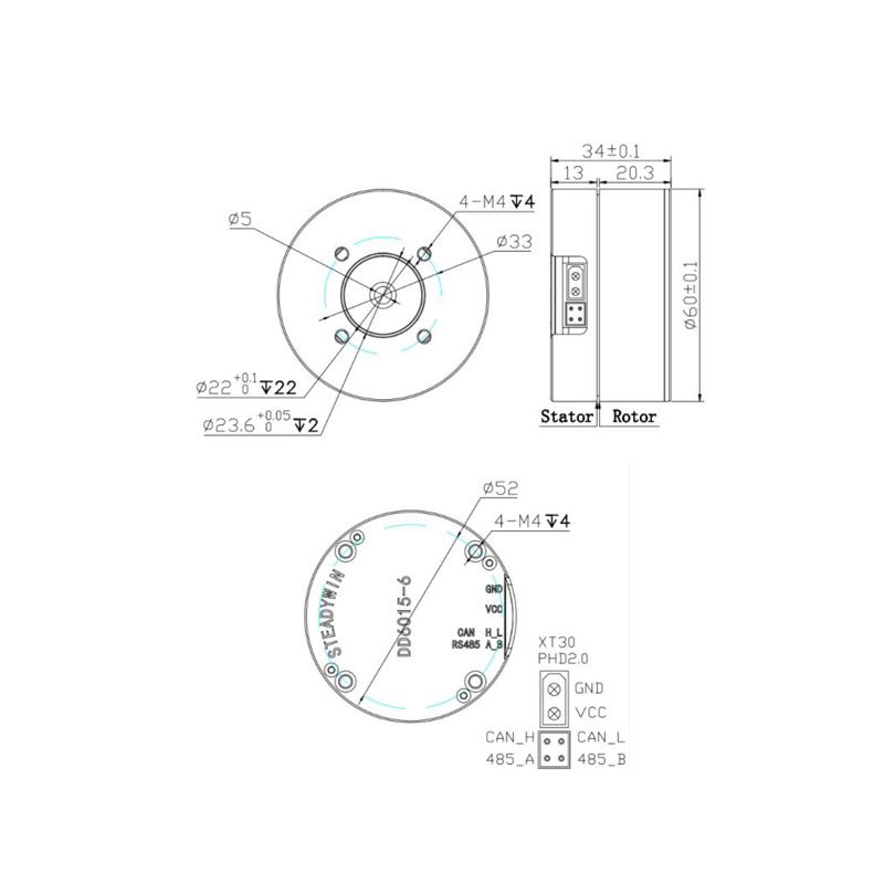 Pan/tilt, load stabilizer, rob - đánh giá và giá Direct Drive Servo Motor Robotics