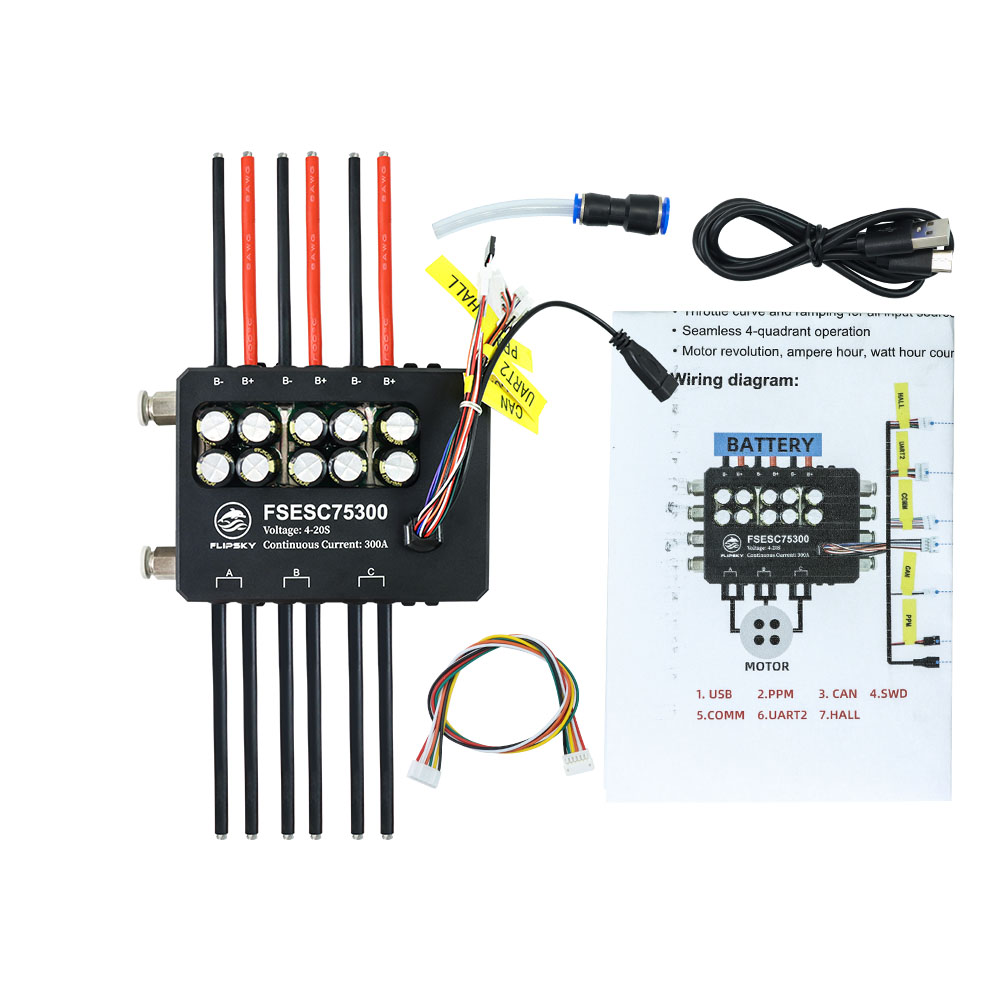 Flipsky FSESC 75300 84V Hiện T - đánh giá và giá Vesc 75300 High Current Esc